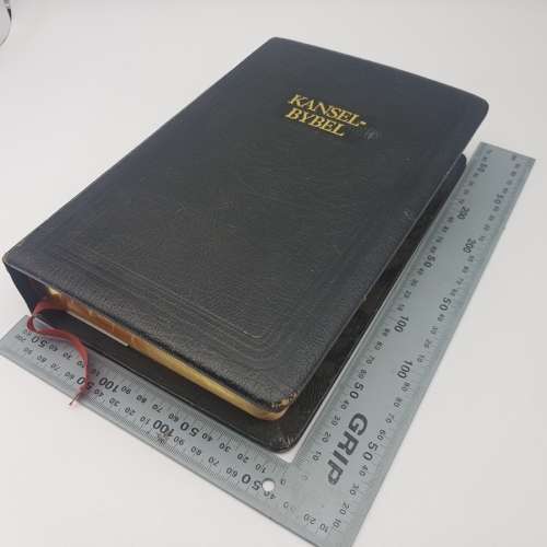 Large Leather Bound "Kansel-Bybel" (Fantastic Condition)