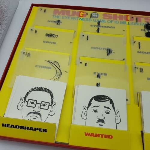 RARE!!! Vintage 1970's Boxed Mug Shots Board Game!!!