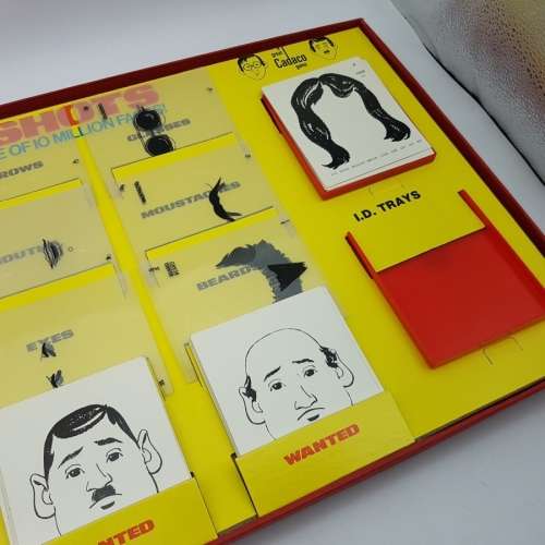 RARE!!! Vintage 1970's Boxed Mug Shots Board Game!!!