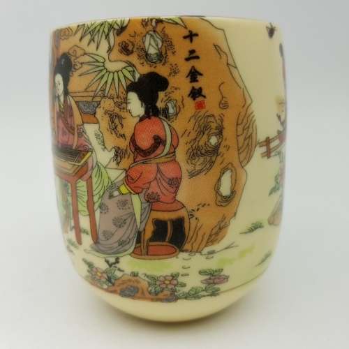 Highly Detailed Vintage Japanese Cup!!!!