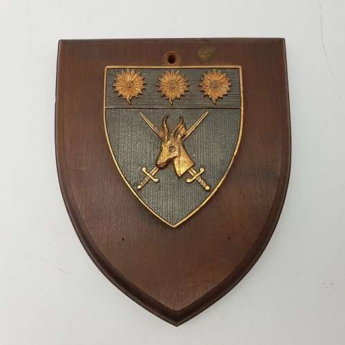 Original Metal on Wood Military Plaque!!!