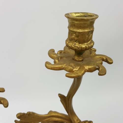 Large Highly Decorative Solid Cast Brass Candelabra!!!