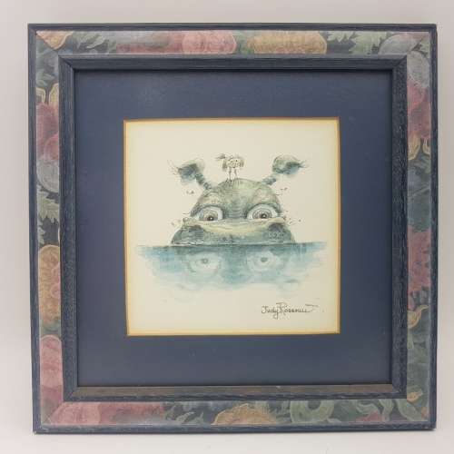 Framed Judy Rossow Illustration