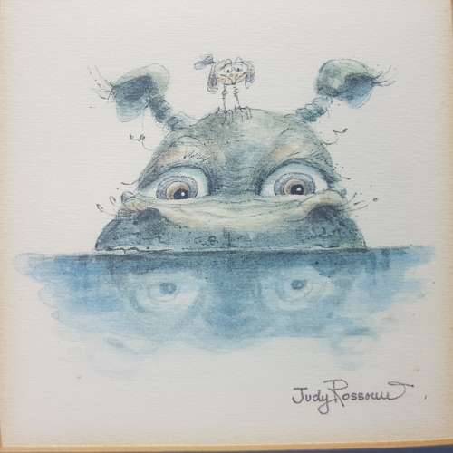 Framed Judy Rossow Illustration