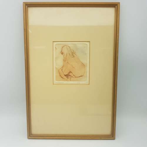 Framed Original ME Slabbert - 1975