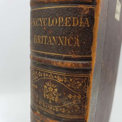 RARE!!! Large Leather Bound 1890 Antique Encyclopaedia Britannica (Vol 18)!!!