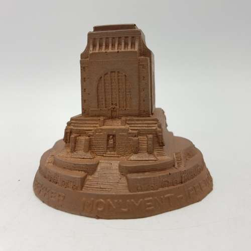 Detailed Voortrekker Monument Applied Bronze Paperweight