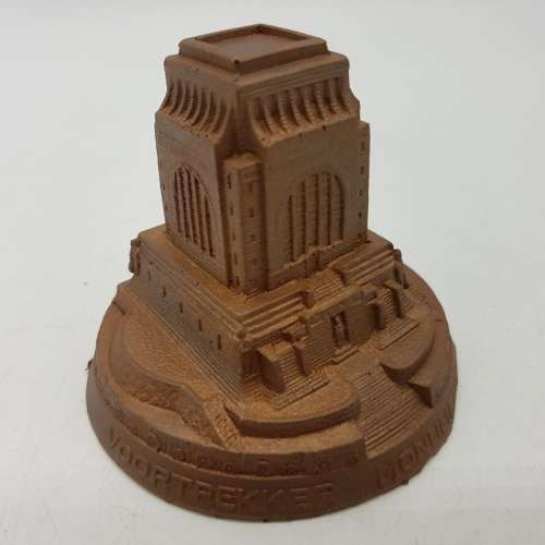 Detailed Voortrekker Monument Applied Bronze Paperweight