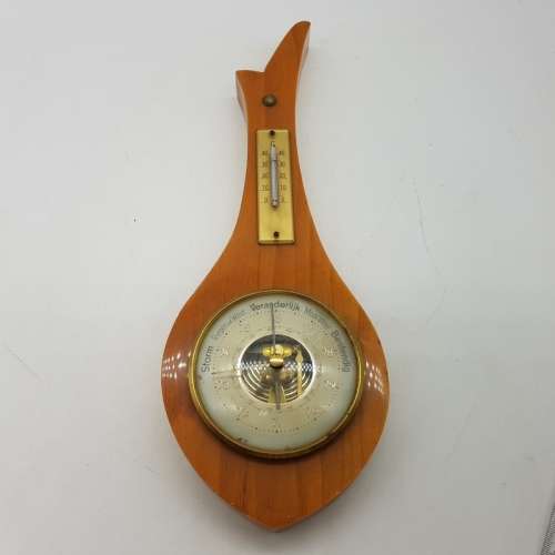 Vintage Mounted Barometer Thermometer Combo!!!