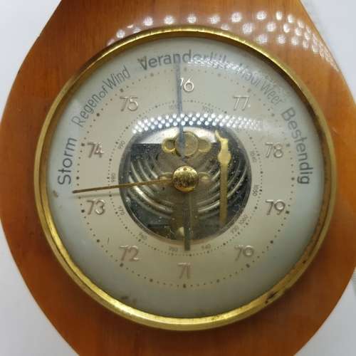 Vintage Mounted Barometer Thermometer Combo!!!