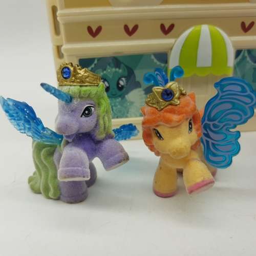 Original Miniature My Little Pony Carry Case and Fairy Ponies!!!