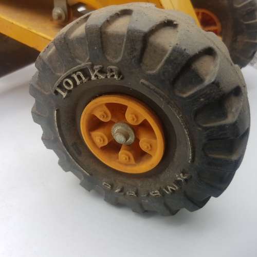 RARE!!! MASSIVE Vintage Pressed Metal TONKA Construction Scraper Vehicle!!!! (700mm)