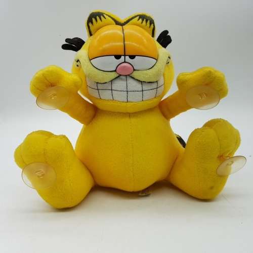 Vintage Garfield Soft Toy Window Clinger!!!