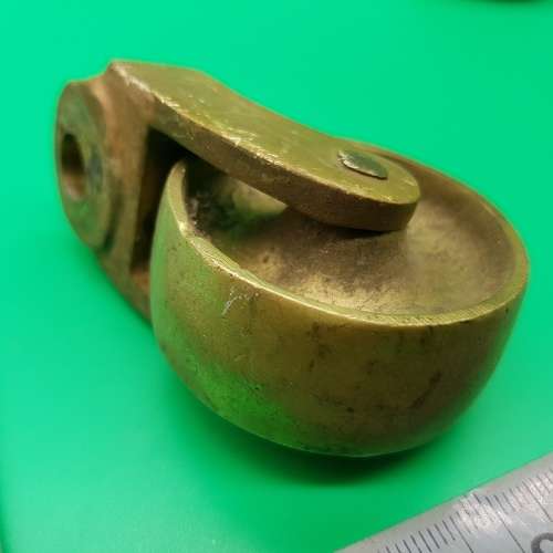 RARE!!! Vintage Solid Brass Caster Wheels!!!