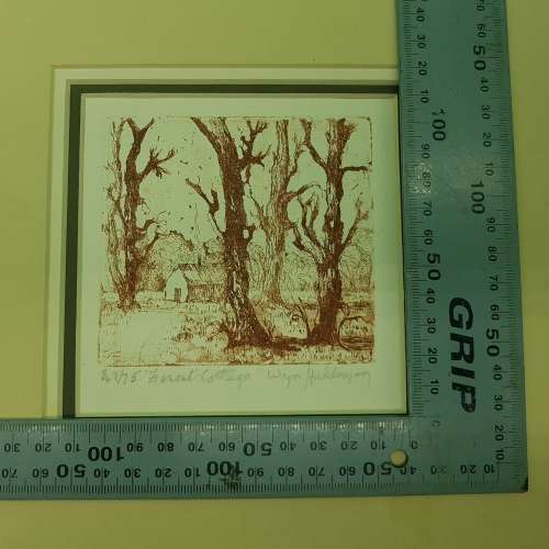 Signed and Numbered Original Wyn Haldeman Etch