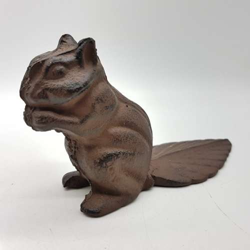 Cast Iron Squirrel Door Stop!!!