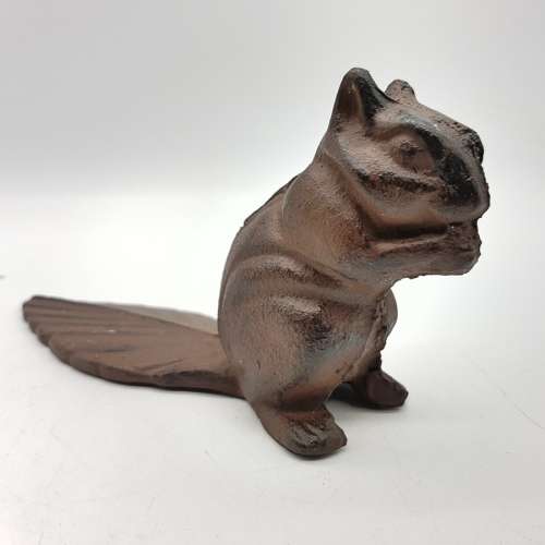 Cast Iron Squirrel Door Stop!!!