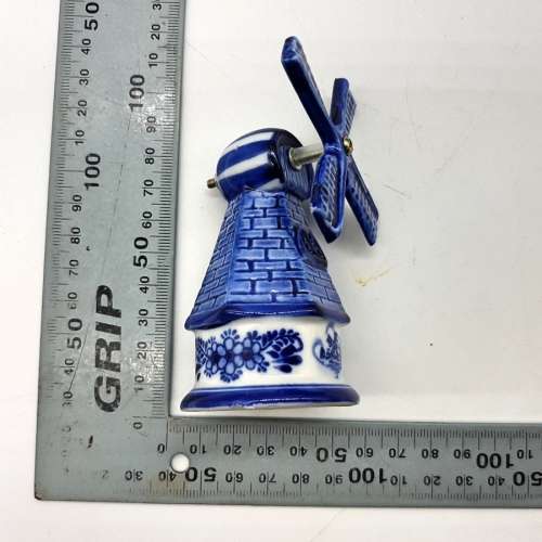 Original Boxed Dutch Porcelain Miniature Windmills!!! (Bid for Both)