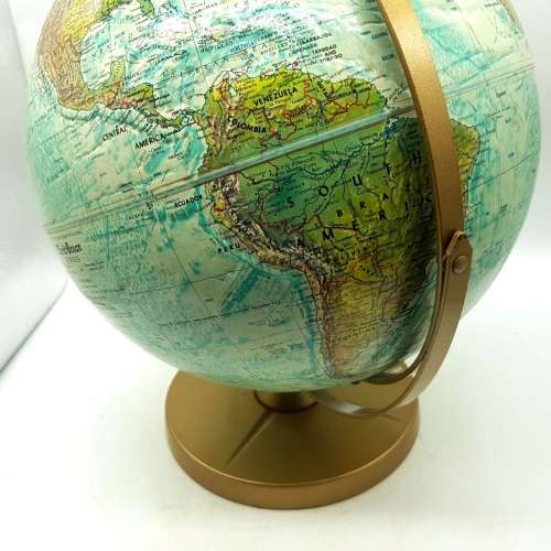 RARE!!! Large Vintage World Ocean Series Globe on Metal Stand!!!