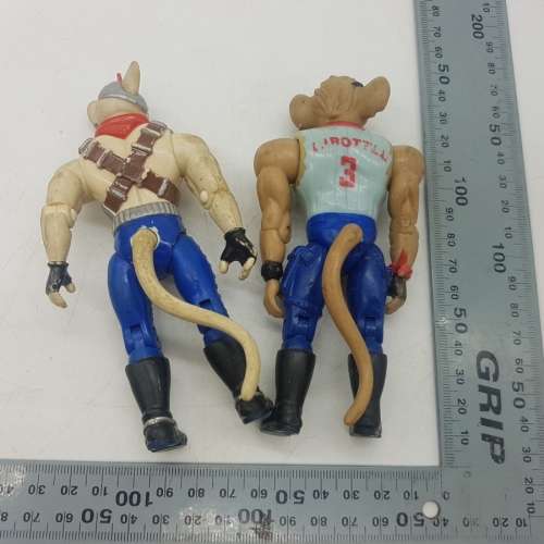 RARE!!! 1993 Biker Mice From Mars Figurines!!! (Bid for Both)