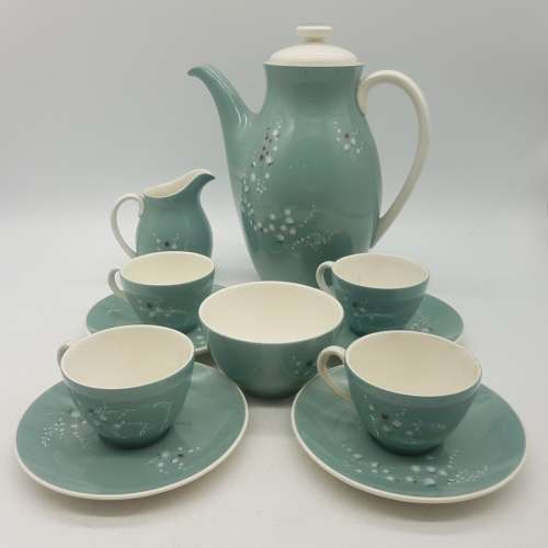 Original Vintage Royal Doulton Spindrift Coffee Set - Perfect Condition!!!