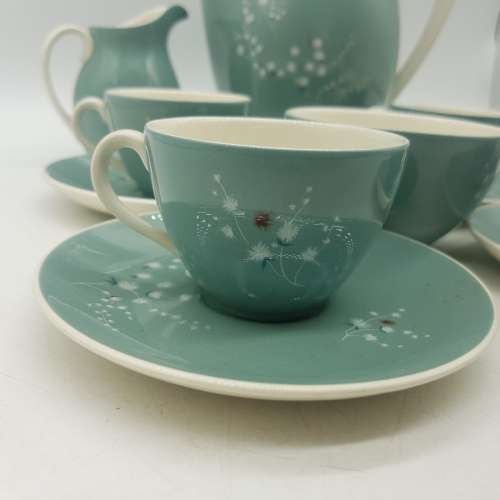 Original Vintage Royal Doulton Spindrift Coffee Set - Perfect Condition!!!