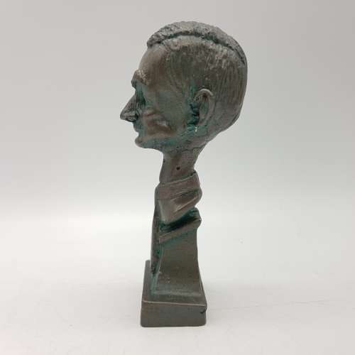 Applied Bronze Bust of Mr Bean (Rowan Atkinson)