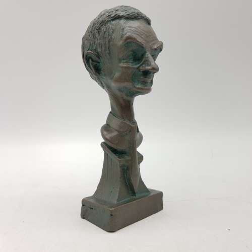 Applied Bronze Bust of Mr Bean (Rowan Atkinson)