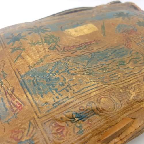 Antique Egyptian Leather Document Carry Case