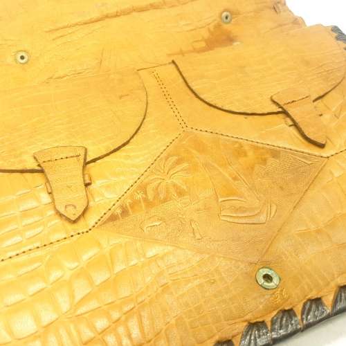 Antique Egyptian Leather Document Carry Case