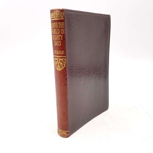 RARE!!! 1925 Leather Bound "Round the World in Eighty Days" - Verne (Fantastic Condition)