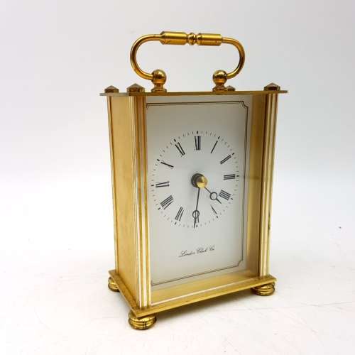 Brass Cased London Clock Co Carriage Clock (100% Working) !!!
