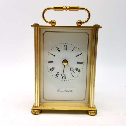 Brass Cased London Clock Co Carriage Clock (100% Working) !!!