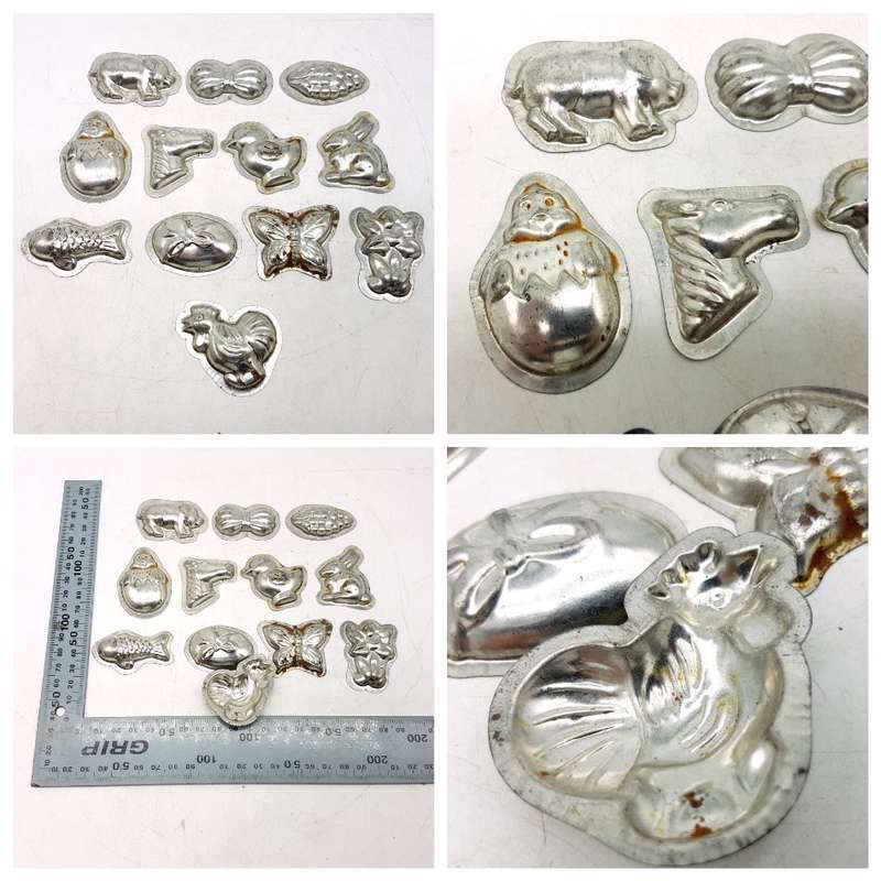 Vintage Metal Chocolate Mold Collection (Bid for all)
