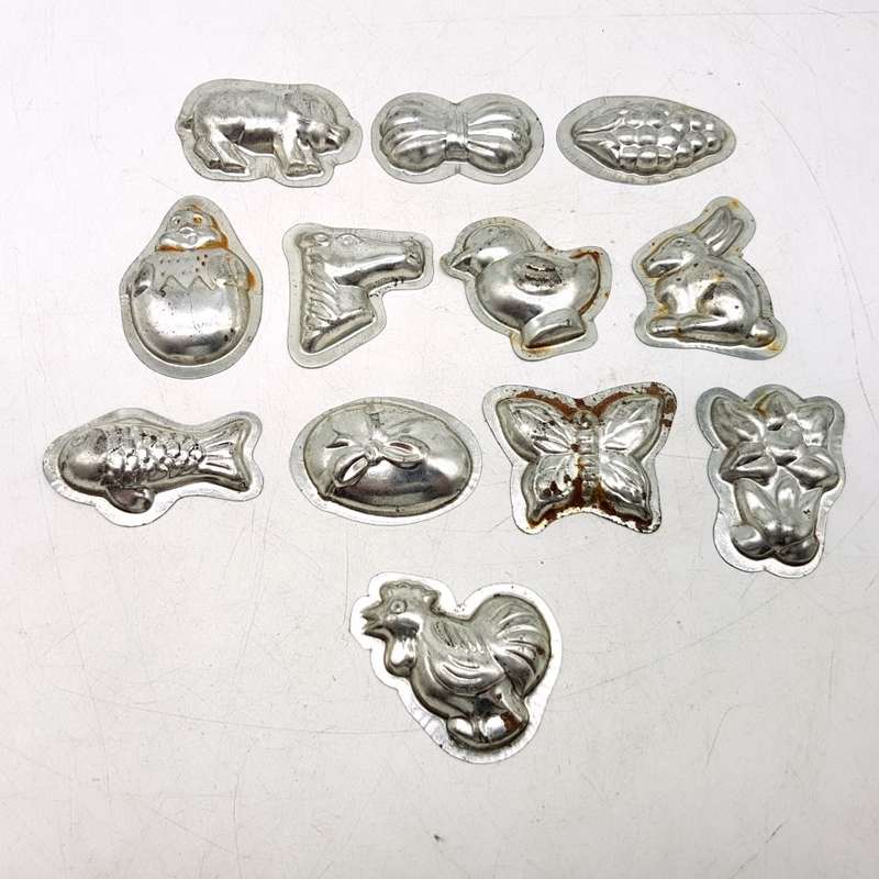 Vintage Metal Chocolate Mold Collection (Bid for all)