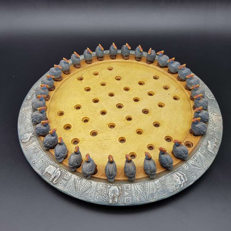 Detailed African Chinese Checkers Board Game!!!!