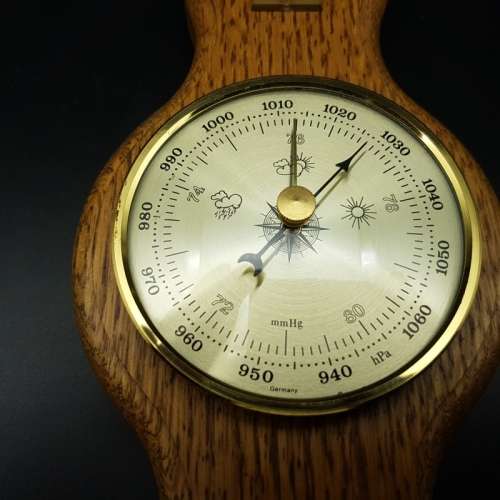 Original German Barometer and Thermometer Combo (Complete, Working)