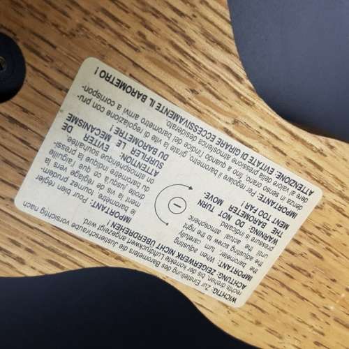 Original German Barometer and Thermometer Combo (Complete, Working)