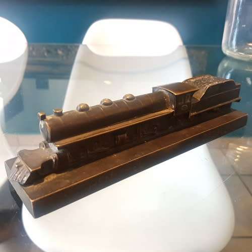 RARE!!! 1930's  Bronze LOCOMOTIVE HENSCHEL & SOHN A.G. KASSEL (Value R17000)