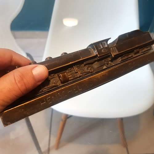 RARE!!! 1930's  Bronze LOCOMOTIVE HENSCHEL & SOHN A.G. KASSEL (Value R17000)