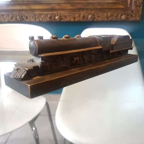 RARE!!! 1930's  Bronze LOCOMOTIVE HENSCHEL & SOHN A.G. KASSEL (Value R17000)
