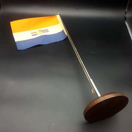 RARE!!! Vintage SA Mini Flagpole Table Stand!!!