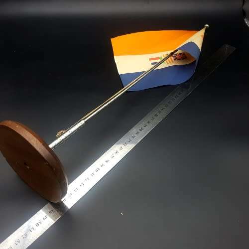 RARE!!! Vintage SA Mini Flagpole Table Stand!!!