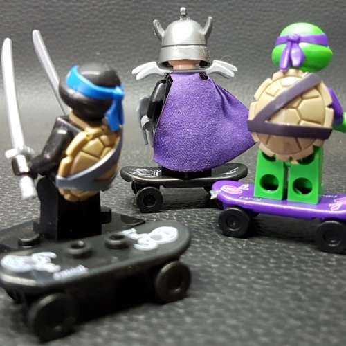 Mutant Ninja Turtles Lego Styled Character Collection (Bid for All 3)