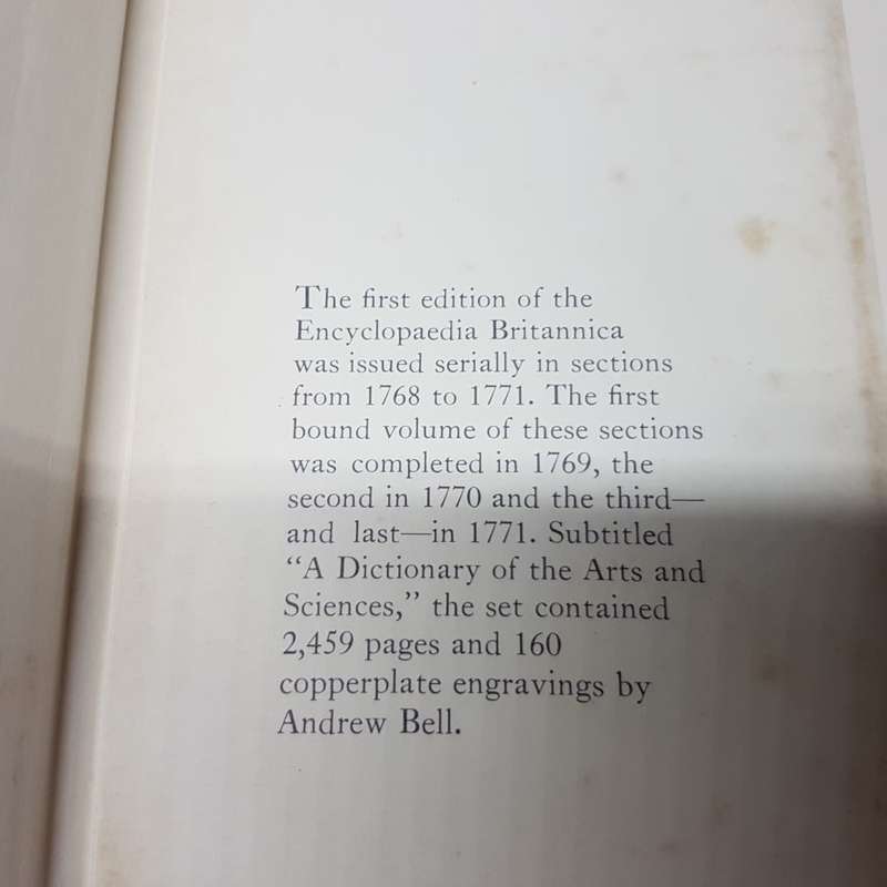 RARE!!! Encyclopedia Britannica First Edition Replica Set of the original 1768!!!!