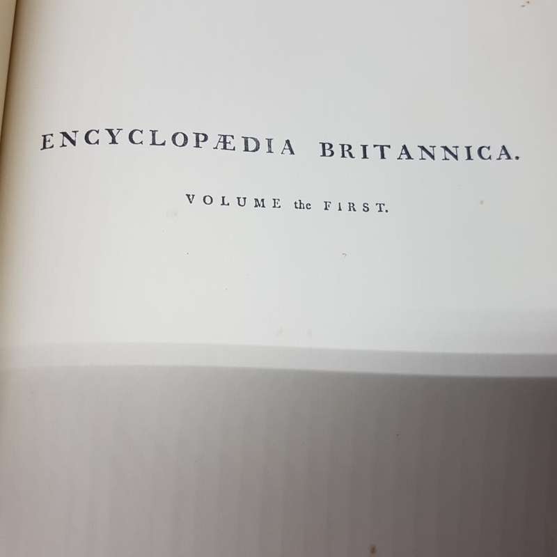 RARE!!! Encyclopedia Britannica First Edition Replica Set of the original 1768!!!!