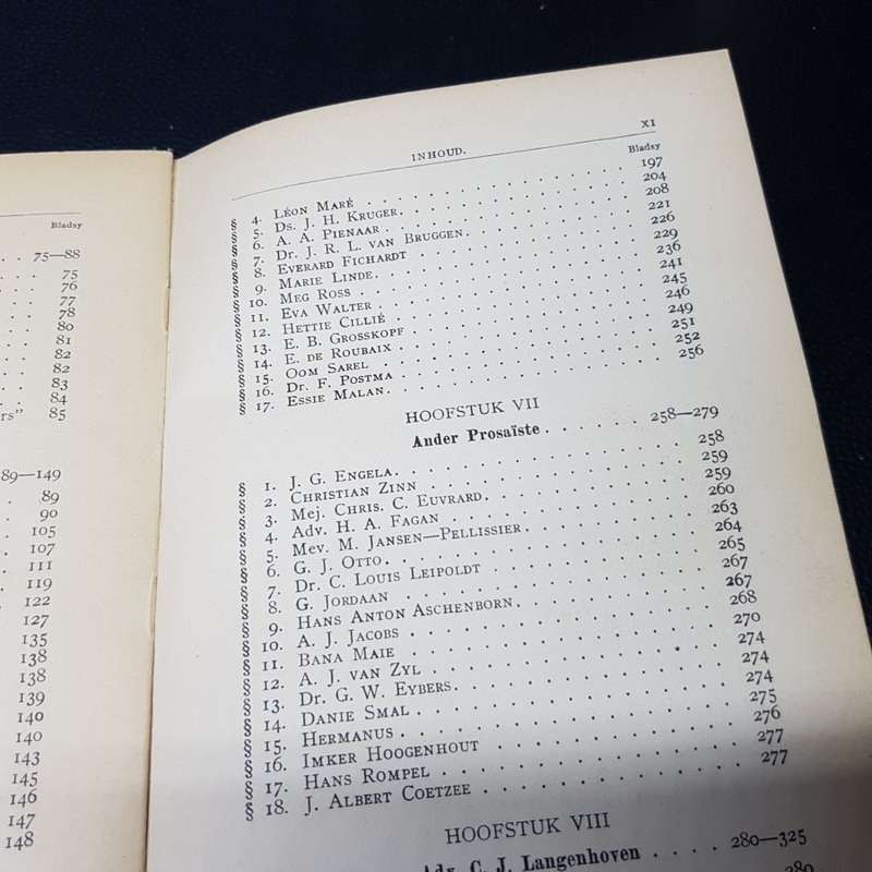 1927 Second Edition " Die Prosa van die Twede Afrikaanse Beweging" by PC Schoonees