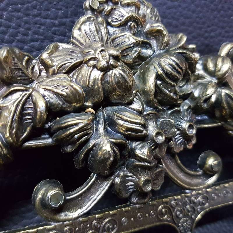 Two Highly Decorative Cast Brass Wall Hooks (Bid per Piece)