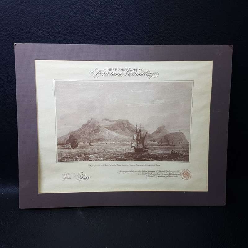 Three Ships Whisky Maritime Collection 183/300 Copperplate Print 1769-1831