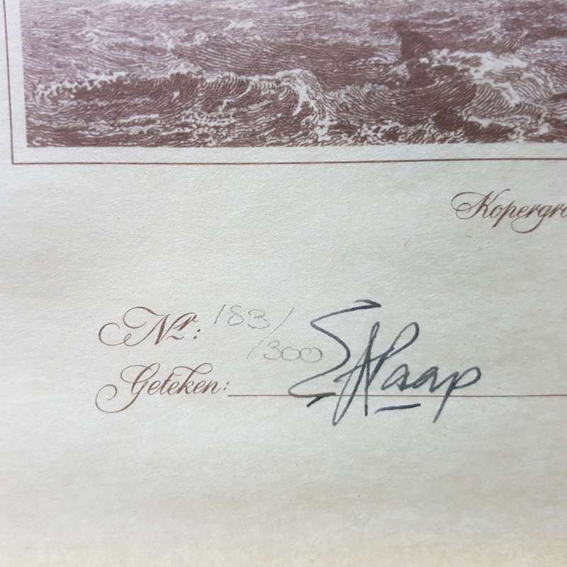 Three Ships Whisky Maritime Collection 183/300 Copperplate Print 1769-1831